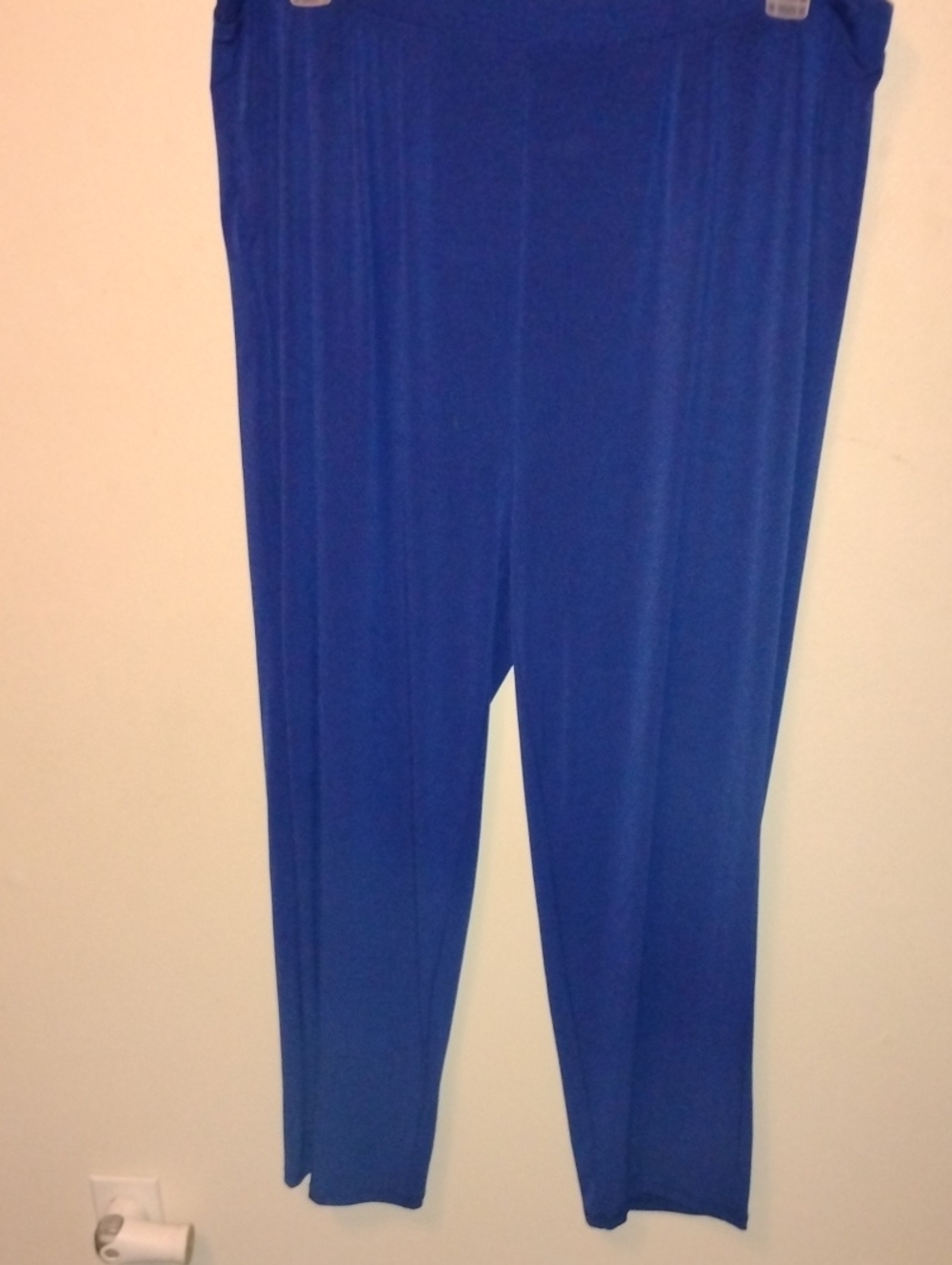 Zenana Outfitters Royal Blue Straight-Leg Pull-On Pants